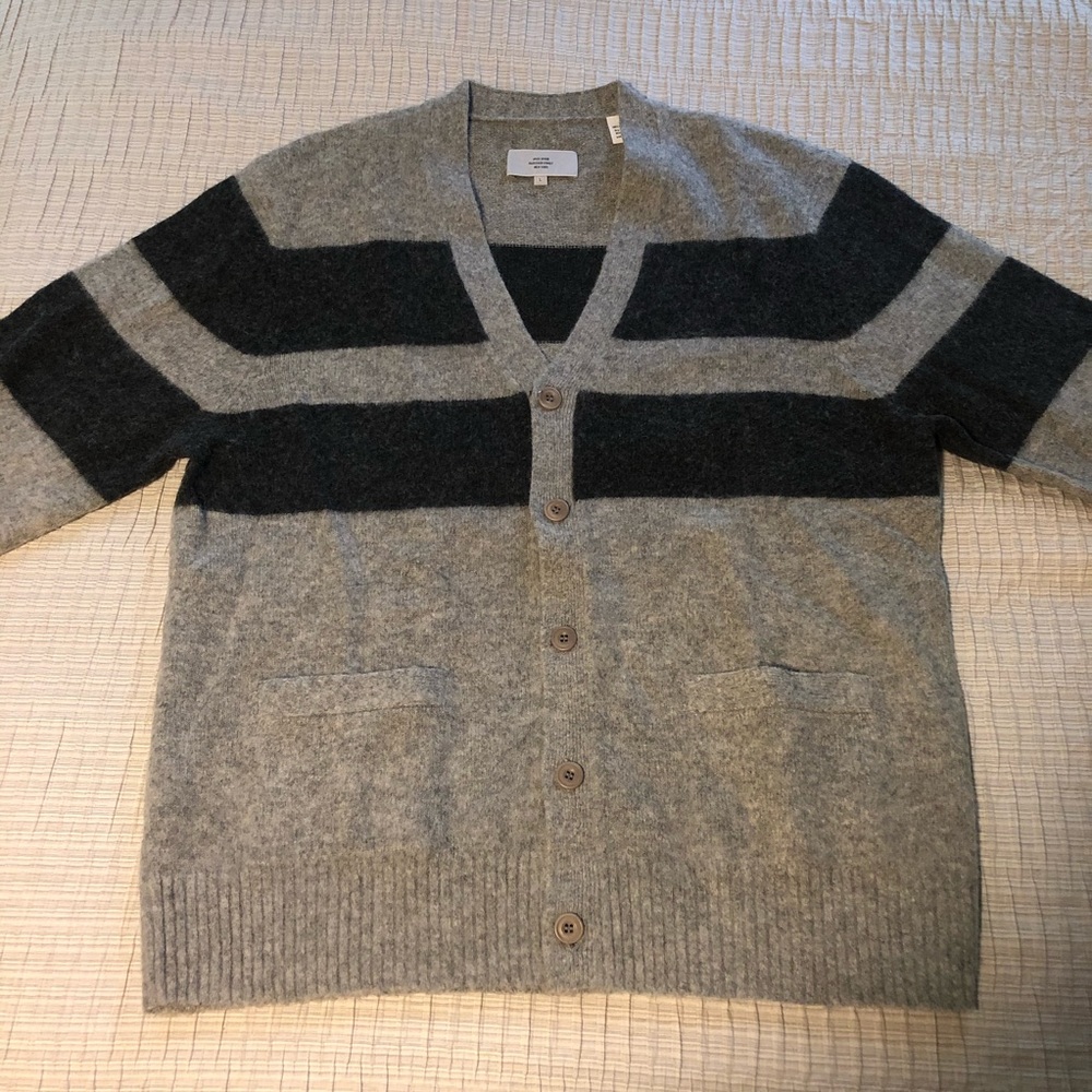 Jack Spade Lambswool Cardigan L
